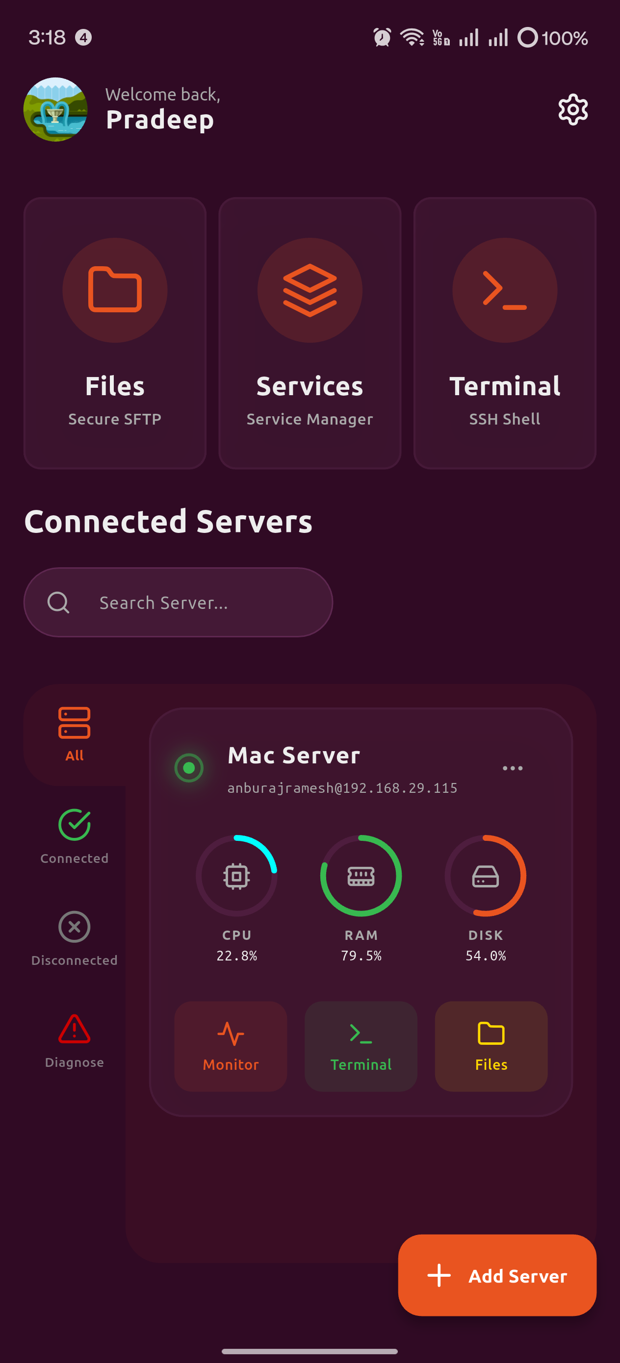 App Screen